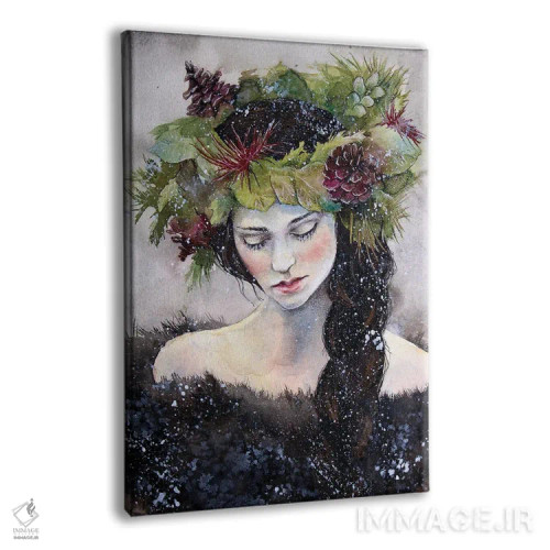 تابلو دکوراتیو بارش برف اثر کریس جیمز - نمای پرسپکتیو محصول