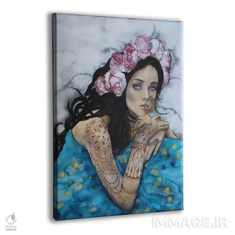 تابلو دکوراتیو تابستان اثر کریس جیمز - نمای پرسپکتیو محصول