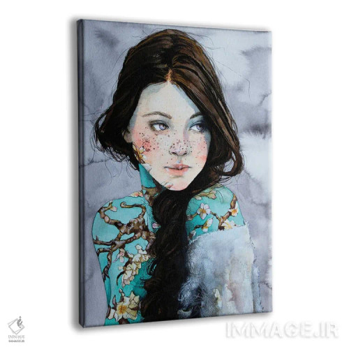 تابلو دکوراتیو شکوفه بادام اثر کریس جیمز - نمای پرسپکتیو محصول