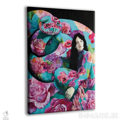 تابلو دکوراتیو فلورا اثر کریس جیمز - نمای پرسپکتیو محصول