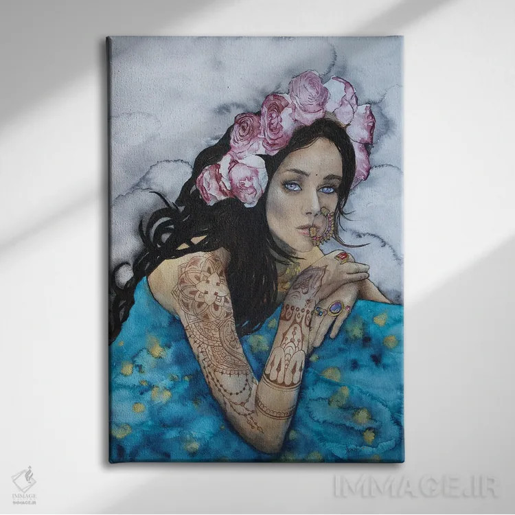 تابلو دکوراتیو تابستان اثر کریس جیمز - نمای روبهرو روی دیوار