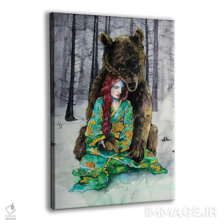 تابلو دکوراتیو آرجینه اثر کریس جیمز - نمای پرسپکتیو محصول