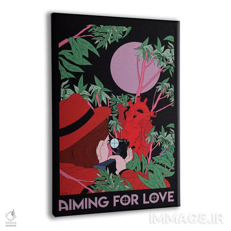 تابلو دکوراتیو هدف اثر کازمو - نمای پرسپکتیو محصول