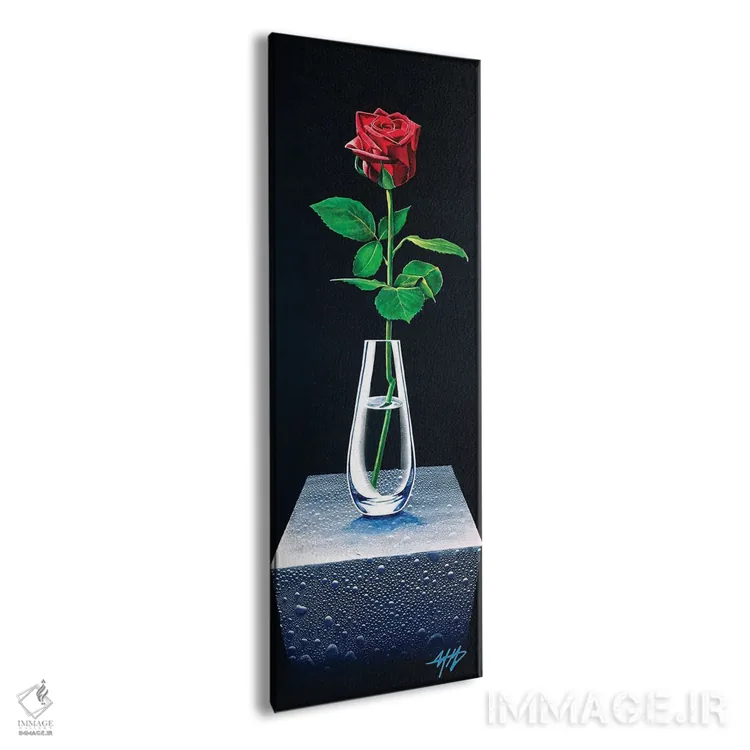 تابلو دکوراتیو رز جاودان اثر مایکل گلدزوایگ - نمای پرسپکتیو محصول