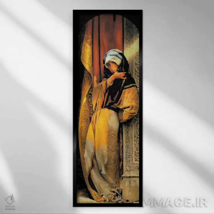 تابلو دکوراتیو آشکار کردن اثر ماهر مرکوس - نمای قابدار مشکی