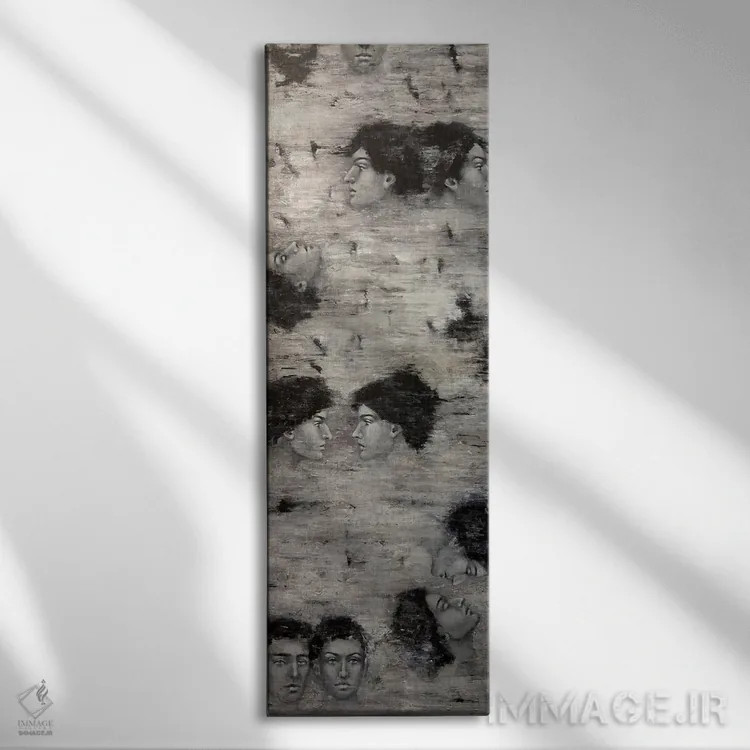 تابلو دکوراتیو درخت توس اثر مارگاریتا ایوانوا - نمای روبهرو روی دیوار