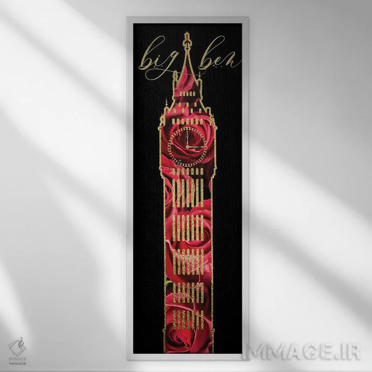 تابلو دکوراتیو شکوه لندن I اثر ملودی هوگان - نمای قابدار سفید