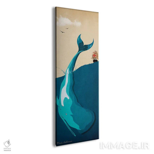 تابلو دکوراتیو "موبی دیک ۱" اثر مارک اشکنازی - نمای پرسپکتیو محصول