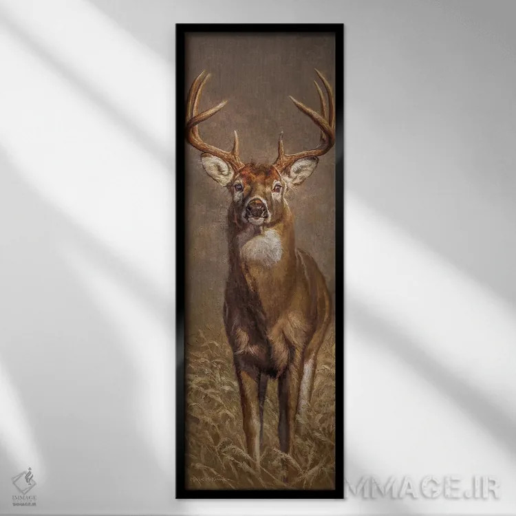 تابلو دکوراتیو پسر جدید اثر مارک مک کنا - نمای قابدار مشکی