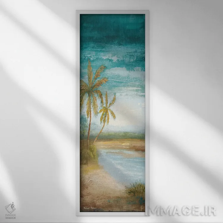 تابلو دکوراتیو "بازگشت به دریا" اثر مایکل مارکون - نمای قابدار سفید