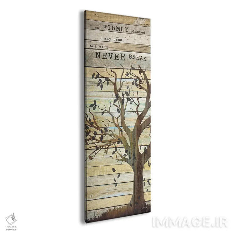 تابلو دکوراتیو من ریشه دار هستم اثر مارلا ری - نمای پرسپکتیو محصول