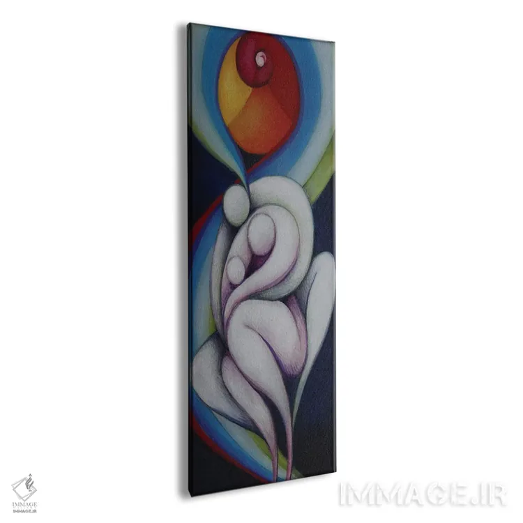 تابلو دکوراتیو اندیشه ای شاد اثر ماسیمو ویتوریوسی - نمای پرسپکتیو محصول