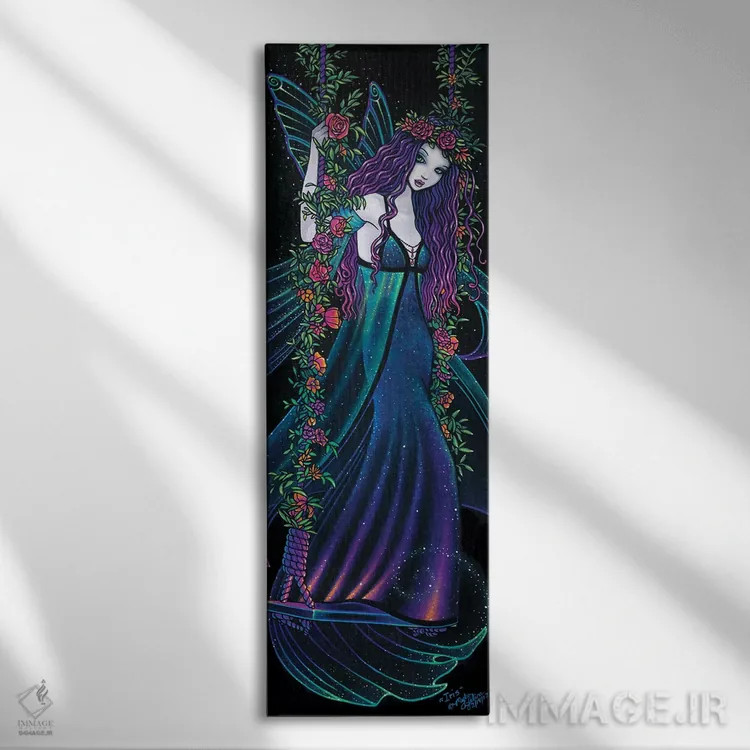 تابلو دکوراتیو ایریس اثر مایکا جلینا - نمای روبهرو روی دیوار