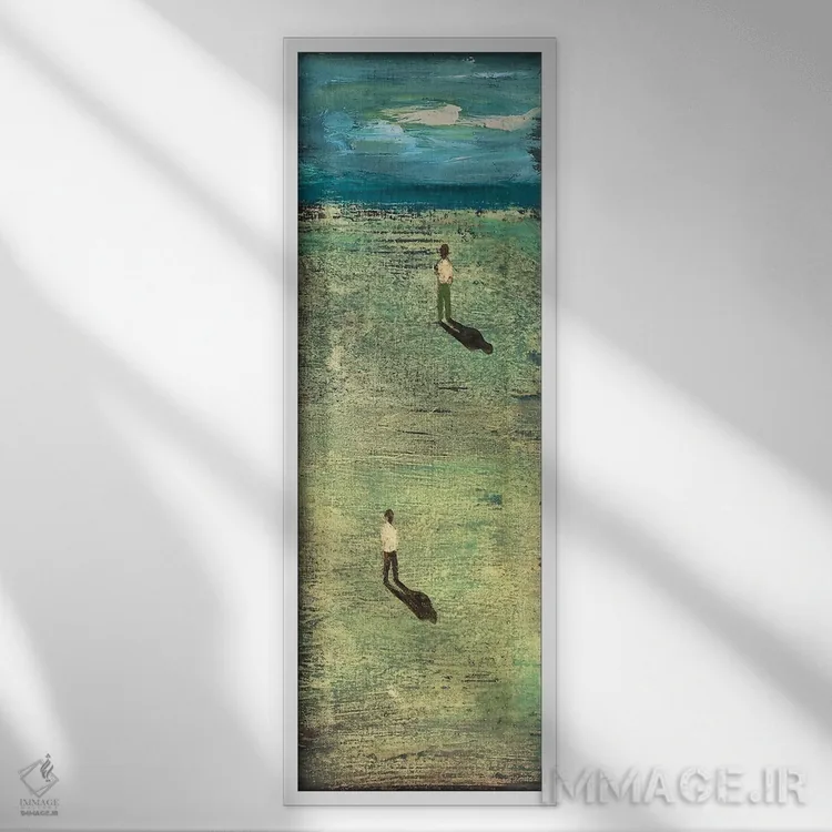 تابلو مدرن منظره IV اثر مارکوس زرین - نمای قابدار سفید