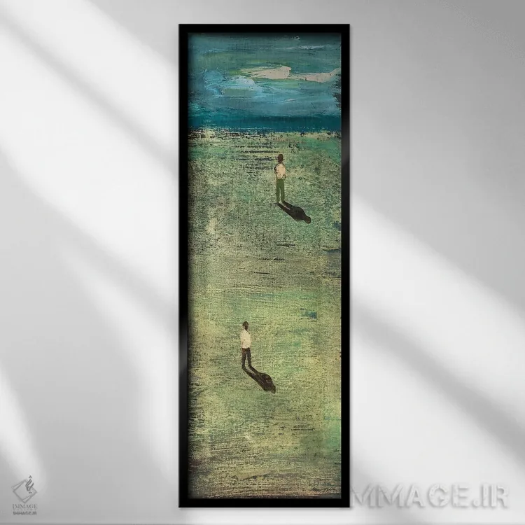 تابلو مدرن منظره IV اثر مارکوس زرین - نمای قابدار مشکی