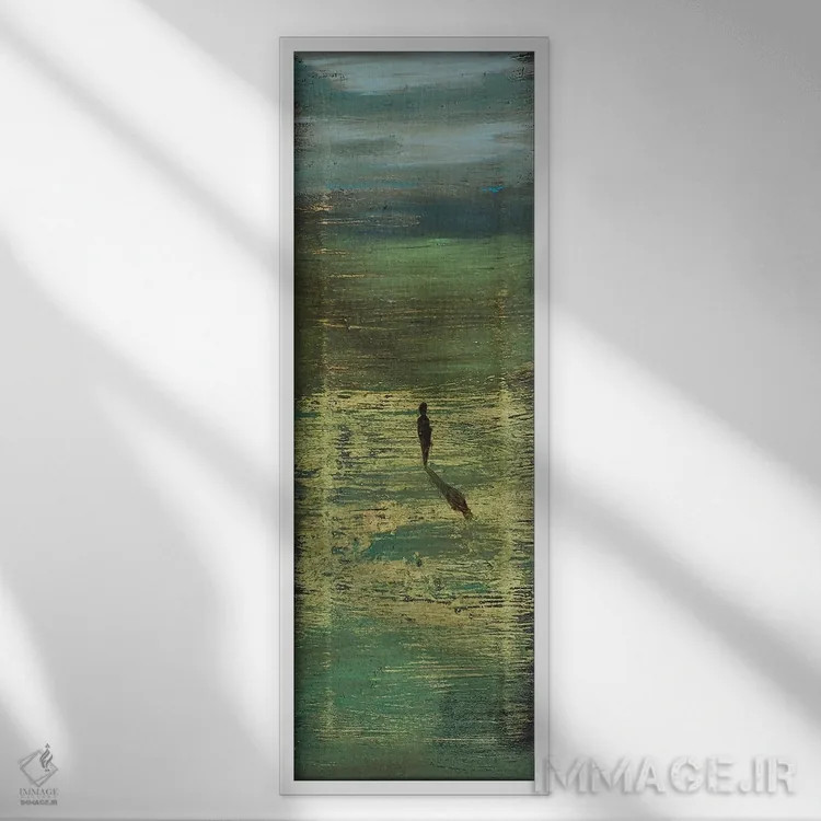 تابلو مدرن منظره III اثر مارکوس زرین - نمای قابدار سفید