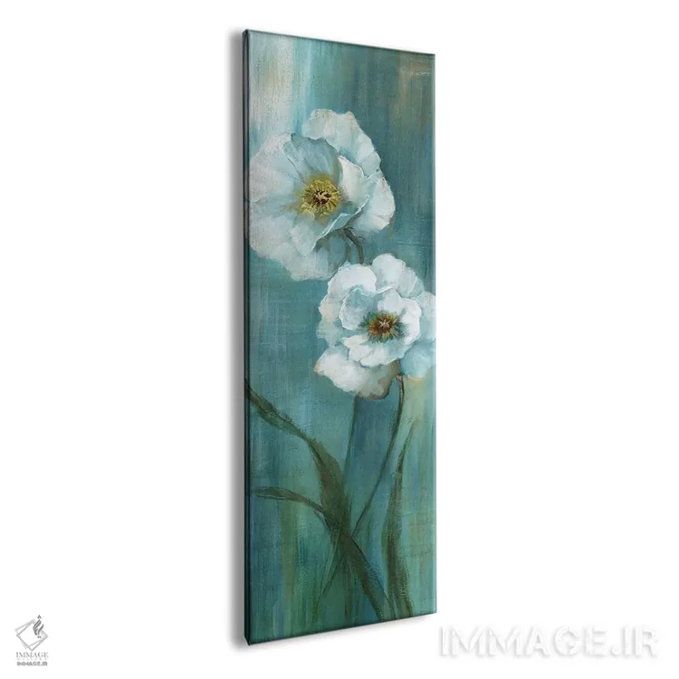 تابلو دکوراتیو شقایق نسیم دریا دو اثر نان - نمای پرسپکتیو محصول