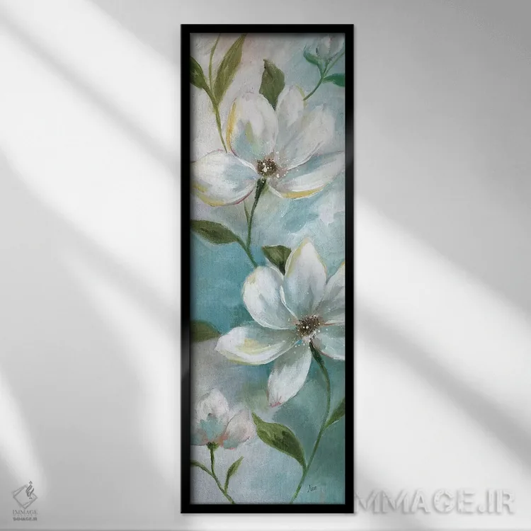 تابلو دکوراتیو وعده بهار II اثر نان - نمای قابدار مشکی