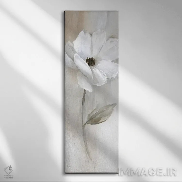تابلو مدرن ظرافت محض I اثر نان - نمای روبهرو روی دیوار