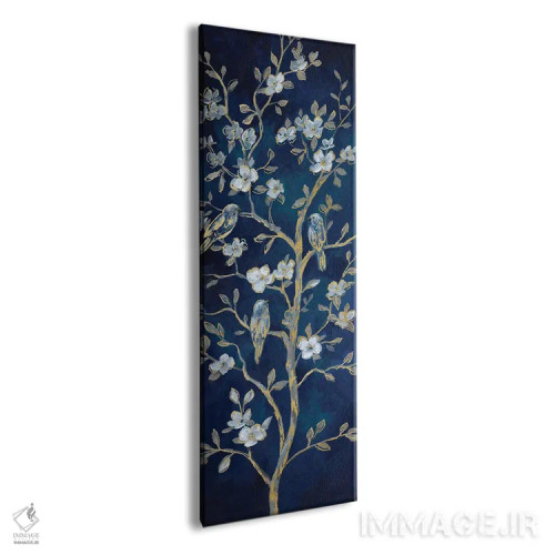 تابلو دکوراتیو بهار نیلی I اثر نان - نمای پرسپکتیو محصول