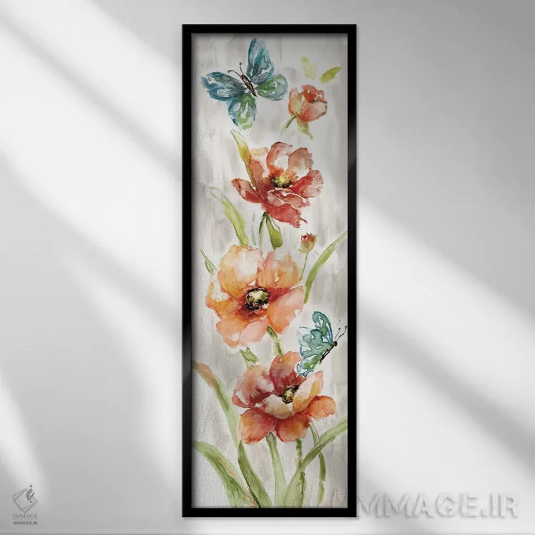 تابلو دکوراتیو خیال پروانه ای II اثر نان - نمای قابدار مشکی