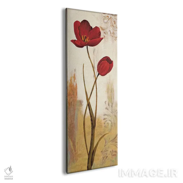 تابلوی گل لاله اثر ناتالی بسون - نمای پرسپکتیو محصول