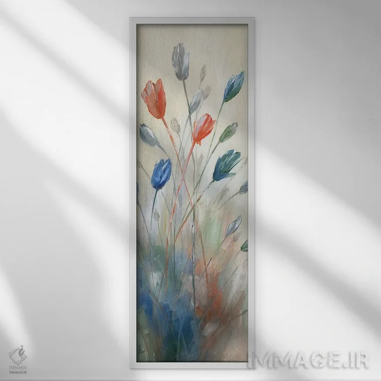 تابلو مدرن هوای بعدازظهر ۱ اثر نان - نمای قابدار سفید