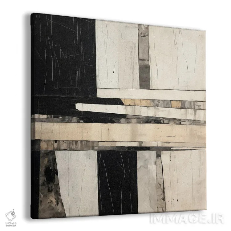 تابلو انتزاعی میان مرزی I اثر جی.دی. لوئیس - نمای پرسپکتیو محصول