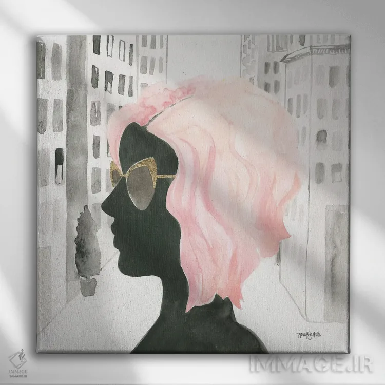 تابلو دکوراتیو خانم های رئیس ۴ اثر جنایا جکسون - نمای روبهرو روی دیوار