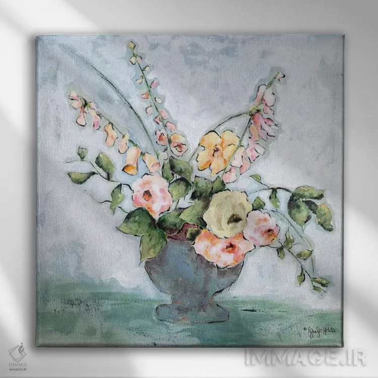 تابلو مدرن اجازه بده ایمانت شکوفا شود اثر جنیفر هولدن - نمای روبهرو روی دیوار