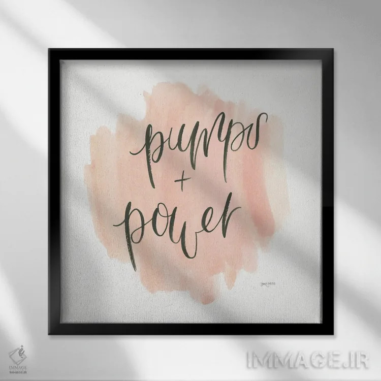 تابلو مینیمال رئیس دختران ۱ اثر جنایا جکسون - نمای قابدار مشکی