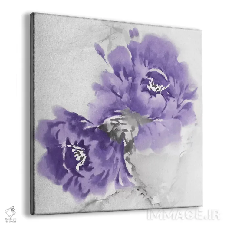 تابلو دکوراتیو شکوفه گل در آمتیست ۲ اثر جسی استیونس - نمای پرسپکتیو محصول