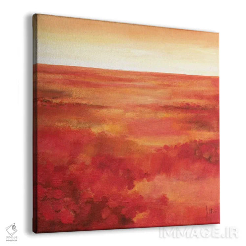 تابلو انتزاعی گل های وحشی ۱ اثر جتی روزبوم - نمای پرسپکتیو محصول