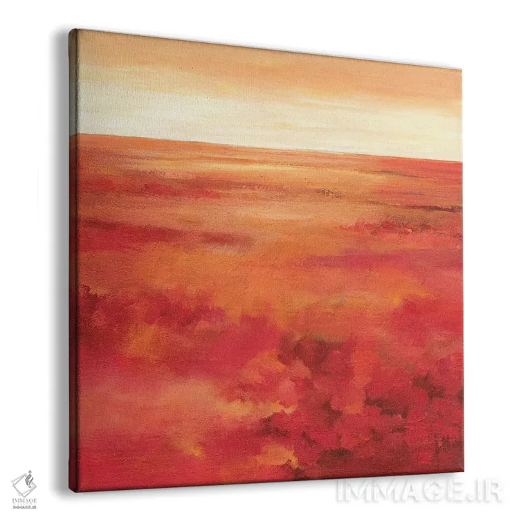 تابلو انتزاعی گل های وحشی ۲ اثر جتی روزبوم - نمای پرسپکتیو محصول