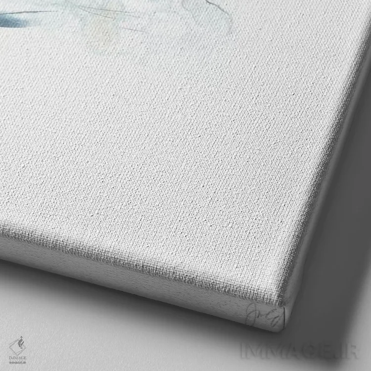 تابلو انتزاعی آربور مایع ۱ اثر جون اریکا وس - نمای نزدیک بافت بوم