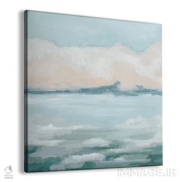 تابلو انتزاعی نثر جزر و مد دو اثر جون اریکا وس - نمای پرسپکتیو محصول