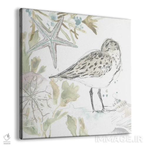 تابلو دکوراتیو مرغ های ساحلی یک اثر جون اریکا وس - نمای پرسپکتیو محصول