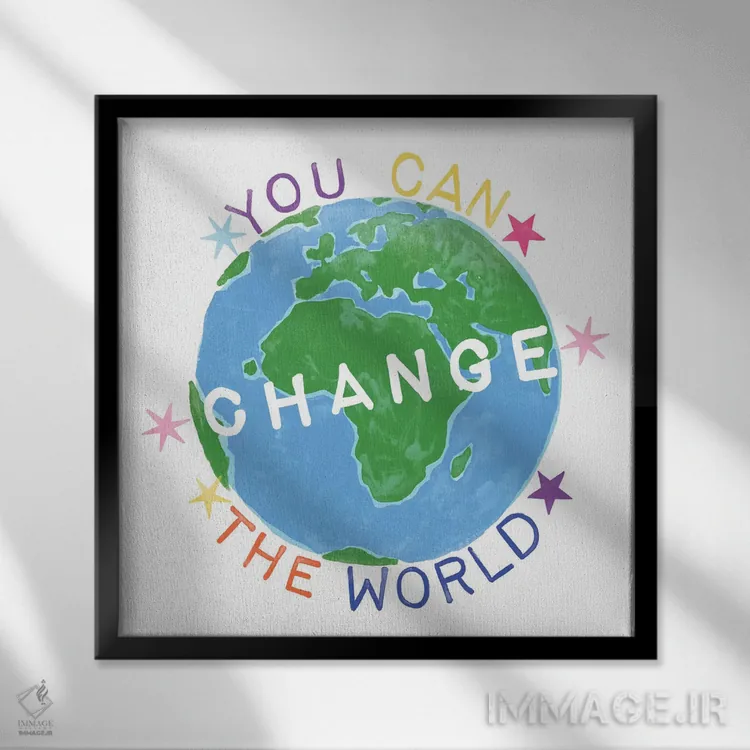 تابلو دکوراتیو فارغ التحصیل درخشان ۴ اثر جون اریکا وس - نمای قابدار مشکی