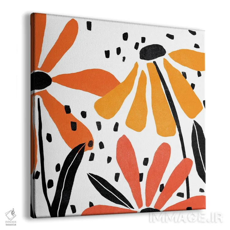 تابلو دکوراتیو باغ کاغذی مدرن ۱ اثر جون اریکا وس - نمای پرسپکتیو محصول