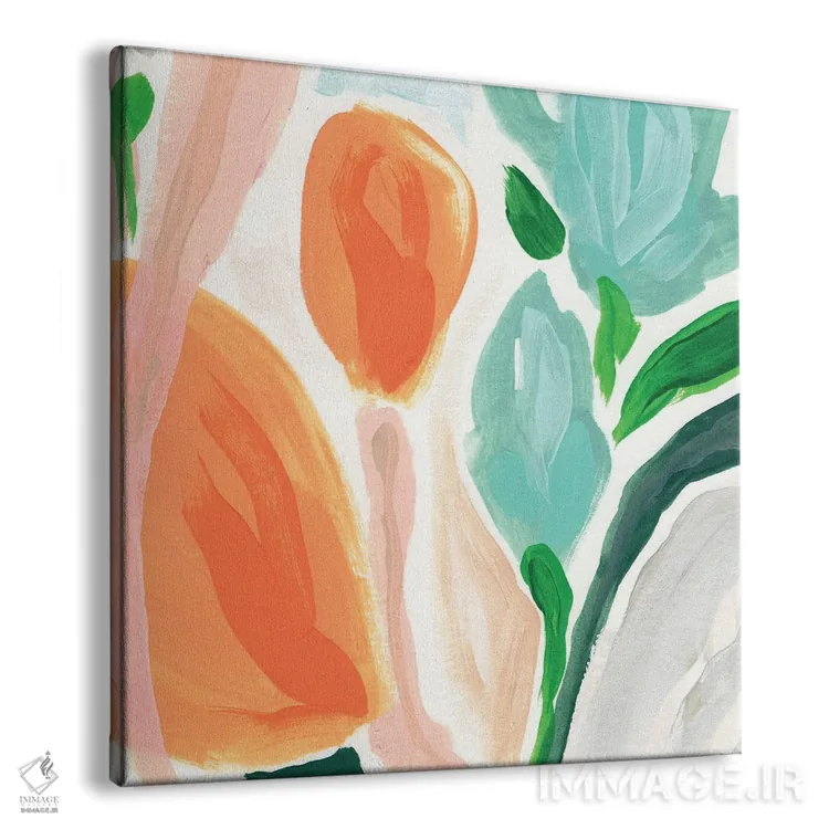 تابلو انتزاعی گیاهان آغازین ۱ اثر جون اریکا وس - نمای پرسپکتیو محصول