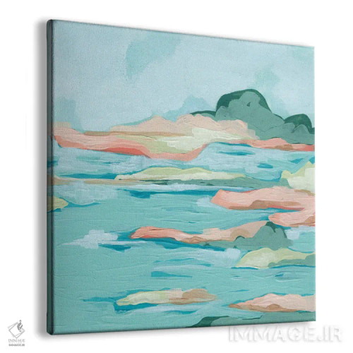 تابلو انتزاعی ساحل کف دریا ۲ اثر جون اریکا وس - نمای پرسپکتیو محصول