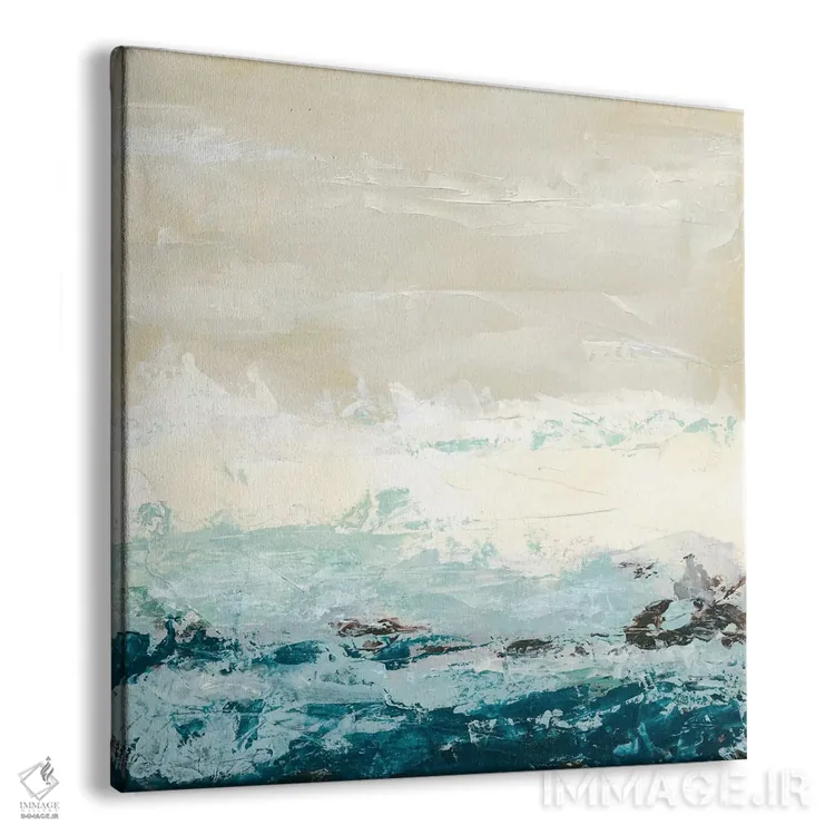 تابلو مینیمال جریان های ساحلی ۱ اثر جون اریکا وس - نمای پرسپکتیو محصول