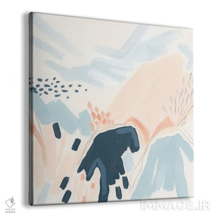 تابلو انتزاعی مزارع انتزاعی ۱ اثر جون اریکا وس - نمای پرسپکتیو محصول