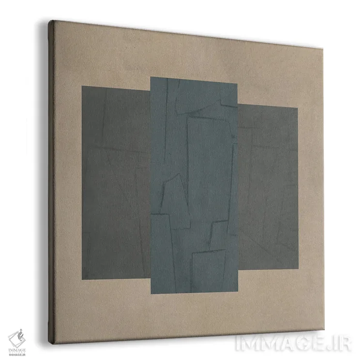 تابلو انتزاعی سنگ لوح نرم ۱ اثر جون اریکا وس - نمای پرسپکتیو محصول