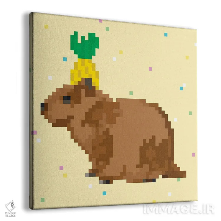 تابلو مدرن مهمانی کاپی بارا ۱ اثر جون اریکا وس - نمای پرسپکتیو محصول