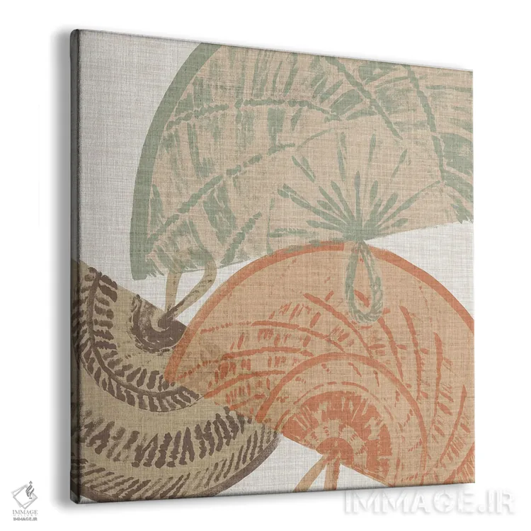 تابلو دکوراتیو پراکنده بادبزن ۱ اثر جون اریکا وس - نمای پرسپکتیو محصول