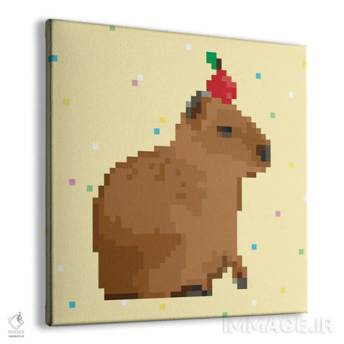 تابلو مدرن مهمانی کاپی بارا ۲ اثر جون اریکا وس - نمای پرسپکتیو محصول