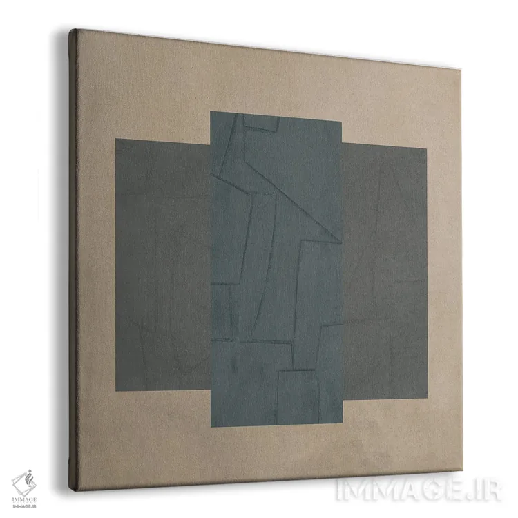 تابلو انتزاعی سنگ لوح نرم ۲ اثر جون اریکا وس - نمای پرسپکتیو محصول