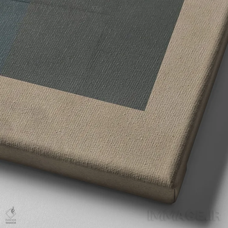 تابلو انتزاعی سنگ لوح نرم ۲ اثر جون اریکا وس - نمای نزدیک بافت بوم