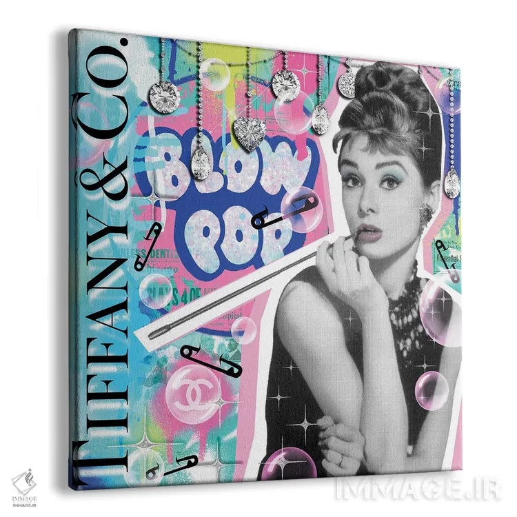 تابلو دکوراتیو تیفانی اثر جسیکا استمپل - نمای پرسپکتیو محصول